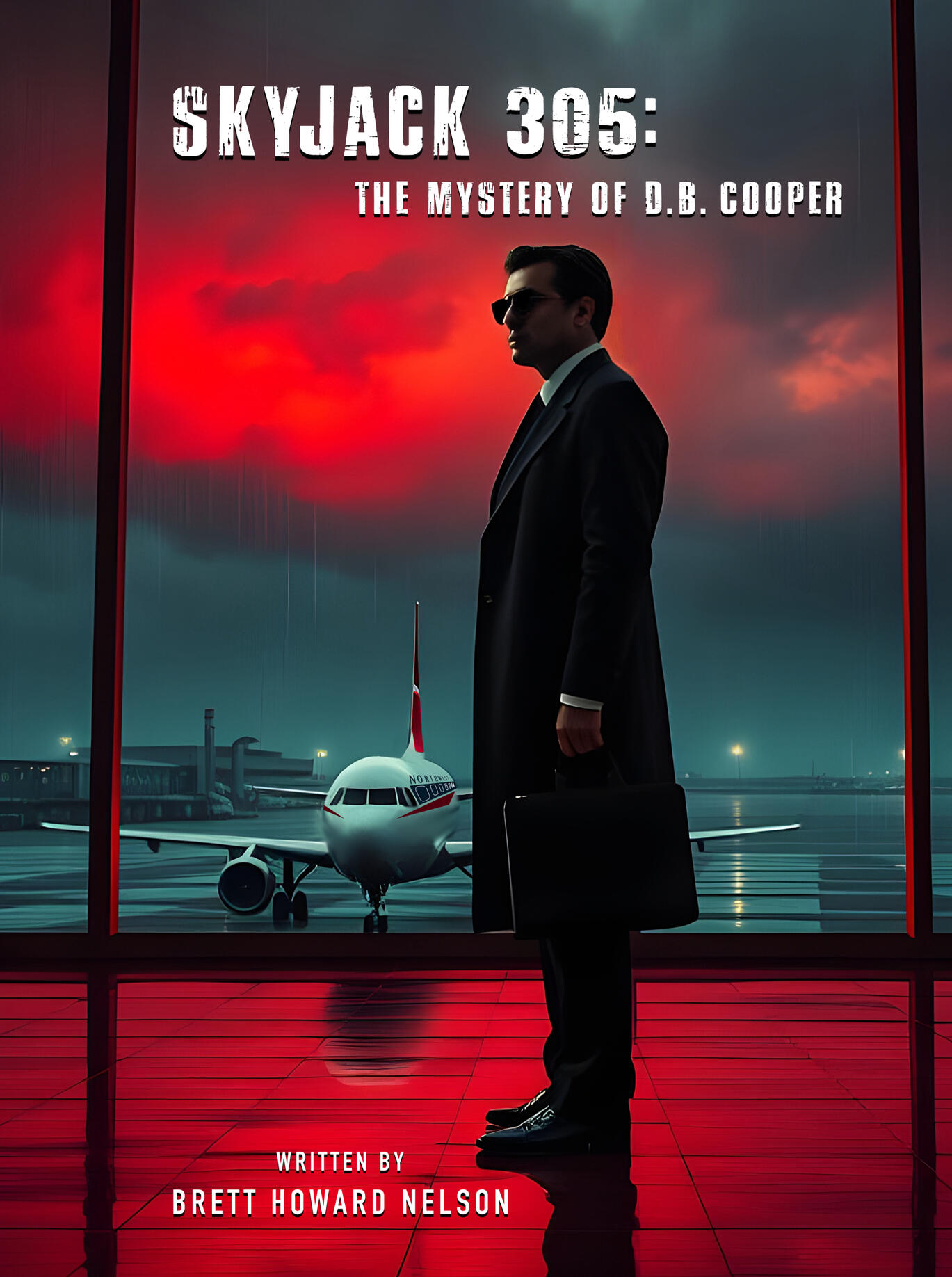 SKYJACK 305: THE MYSTERY OF D.B. COOPER* Skyjack 305: The Mystery of D.B. Cooper thriller screenplay poster.