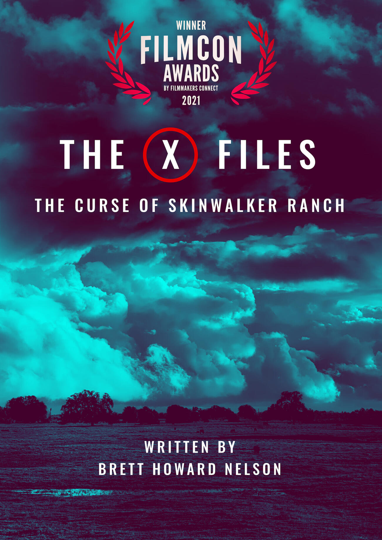 THE X-FILES: THE CURSE OF SKINWALKER RANCH The X-Files: The Curse of Skinwalker Ranch horror short script laurel poster.